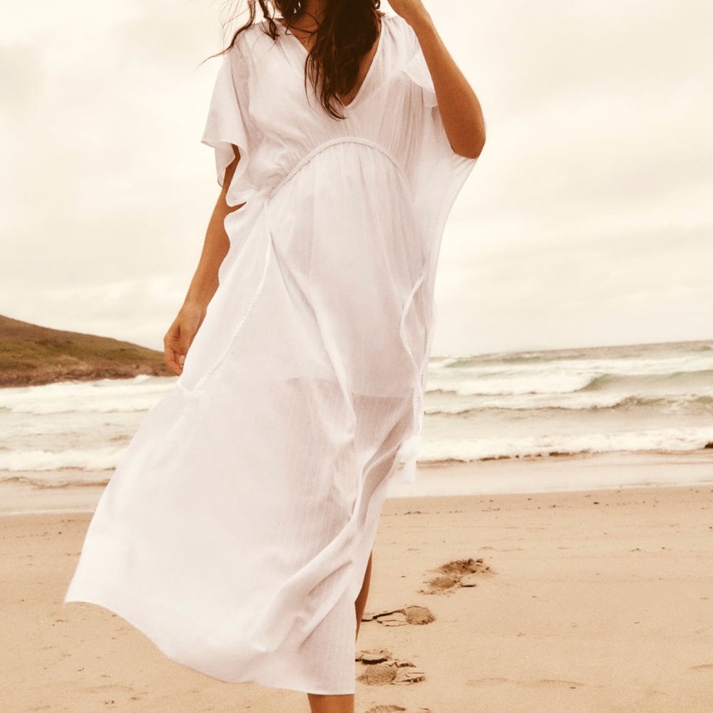 Zara limited edition cotton kaftan dress you can’t miss - Picture 4 of 10
